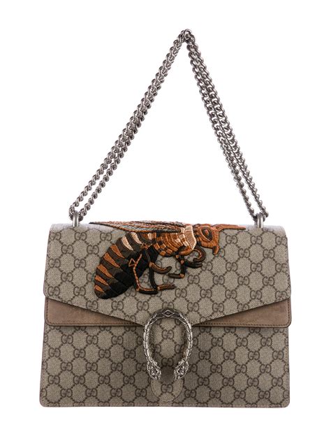 gucci gold bee bag|Gucci bag with bumble bee.